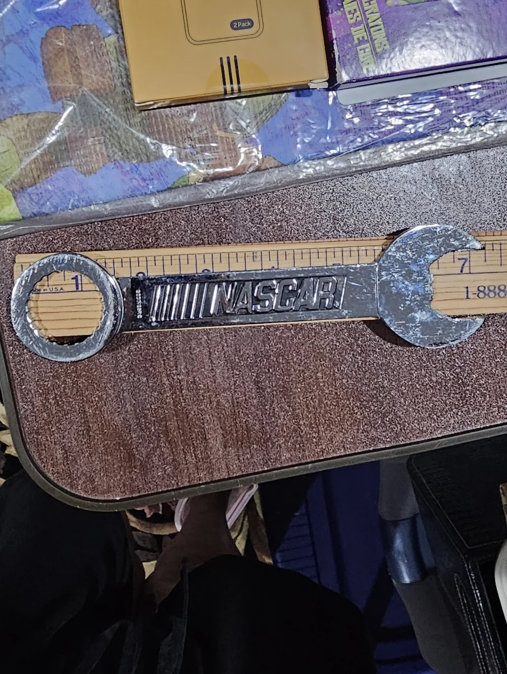 NASCAR Mechanics Wrench Bottle Opener Used